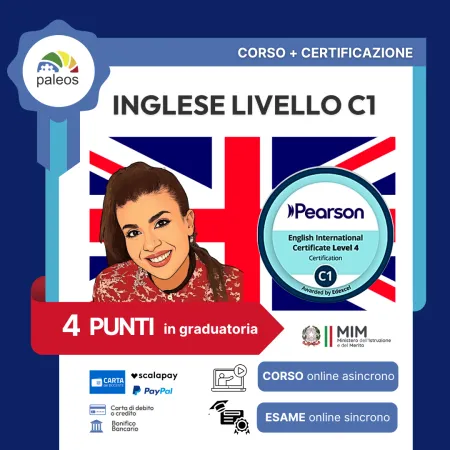 CORSO + CERTIFICAZIONE INGLESE livello C1