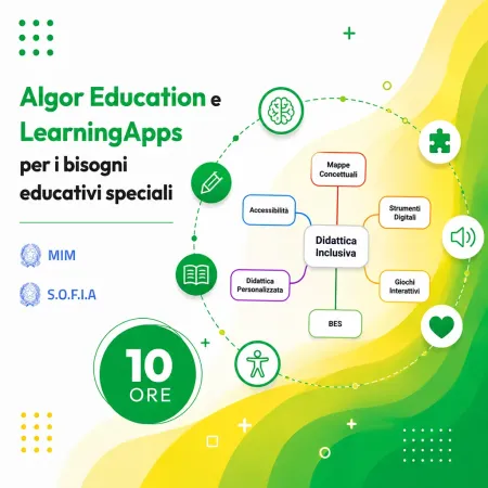 Certificazione Algor Education e LearningApps per i bisogni educativi speciali Certificazione Algor Education e LearningApps per i bisogni educativi speciali