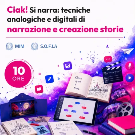 Certificazione Ciak! Si narra: tecniche analogiche e digitali di narrazione e creazione storie