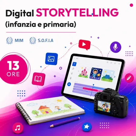 Certificazione Digital storytelling (infanzia e primaria)