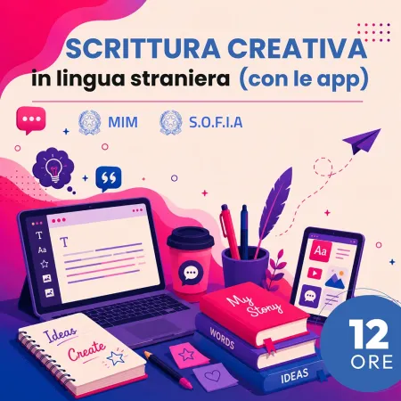 Certificazione Scrittura creativa in lingua straniera (con le app)