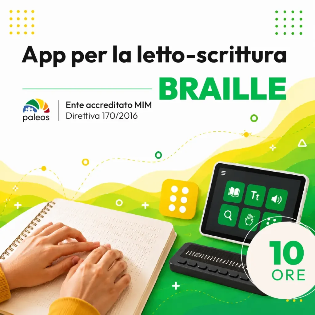 Certificazione App per la letto-scrittura Braille