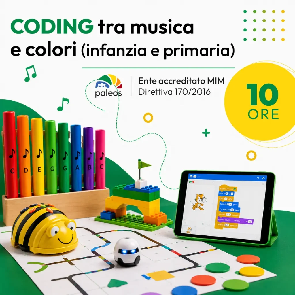 Certificazione Coding tra musica e colori (infanzia e primaria)