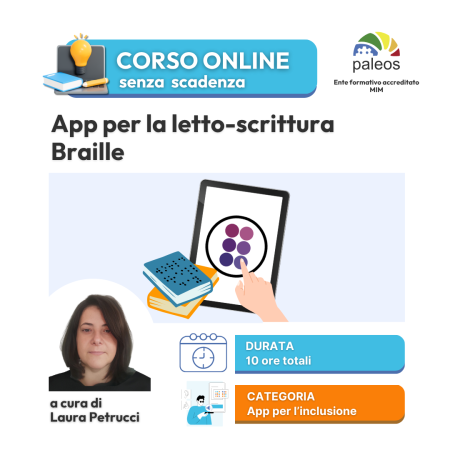 App per la letto-scrittura Braille – senza certificazione