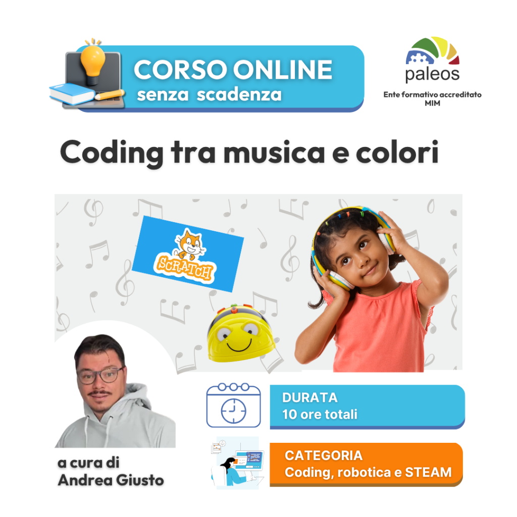 Coding tra musica e colori (infanzia e primaria) – senza certificazione