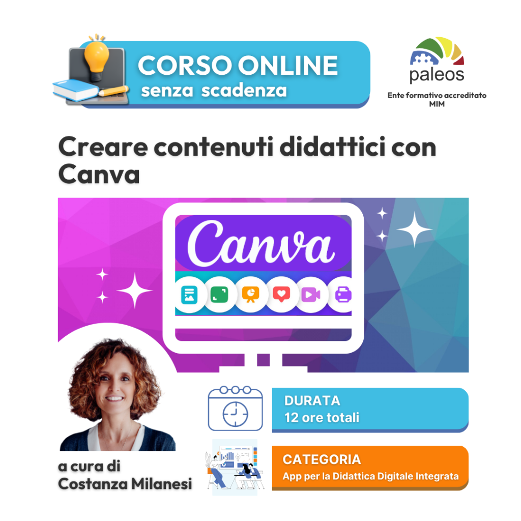 Creare contenuti didattici con Canva – senza certificazione
