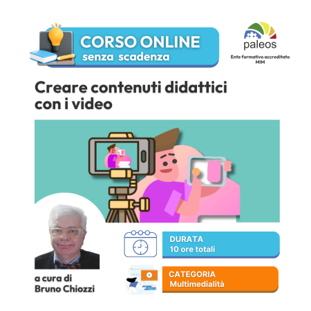 Creare contenuti didattici con i video – senza certificazione
