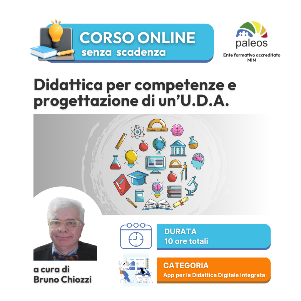 Didattica per competenze e progettazione UDA (con le App) – senza certificazione