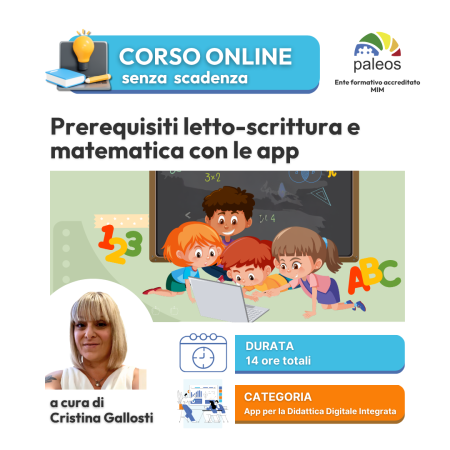 Prerequisiti letto-scrittura e matematica con le app – senza certificazione