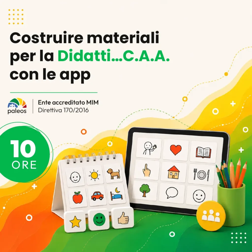 Certificazione Costruire materiali per la Didatti…C.A.A. con le app