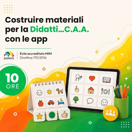 Certificazione Costruire materiali per la Didatti…C.A.A. con le app