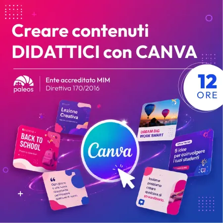 Certificazione Creare contenuti didattici con Canva