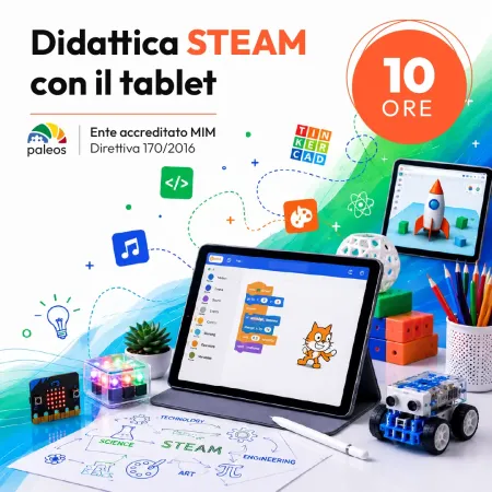 Certificazione Didattica STEAM con il tablet