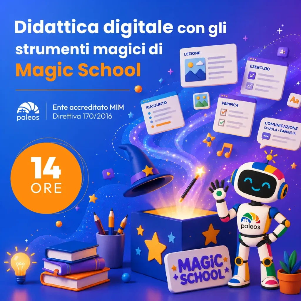 Certificazione Didattica digitale con gli strumenti magici di Magic School