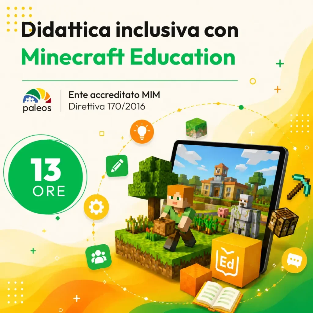 Certificazione Didattica inclusiva con Minecraft Education