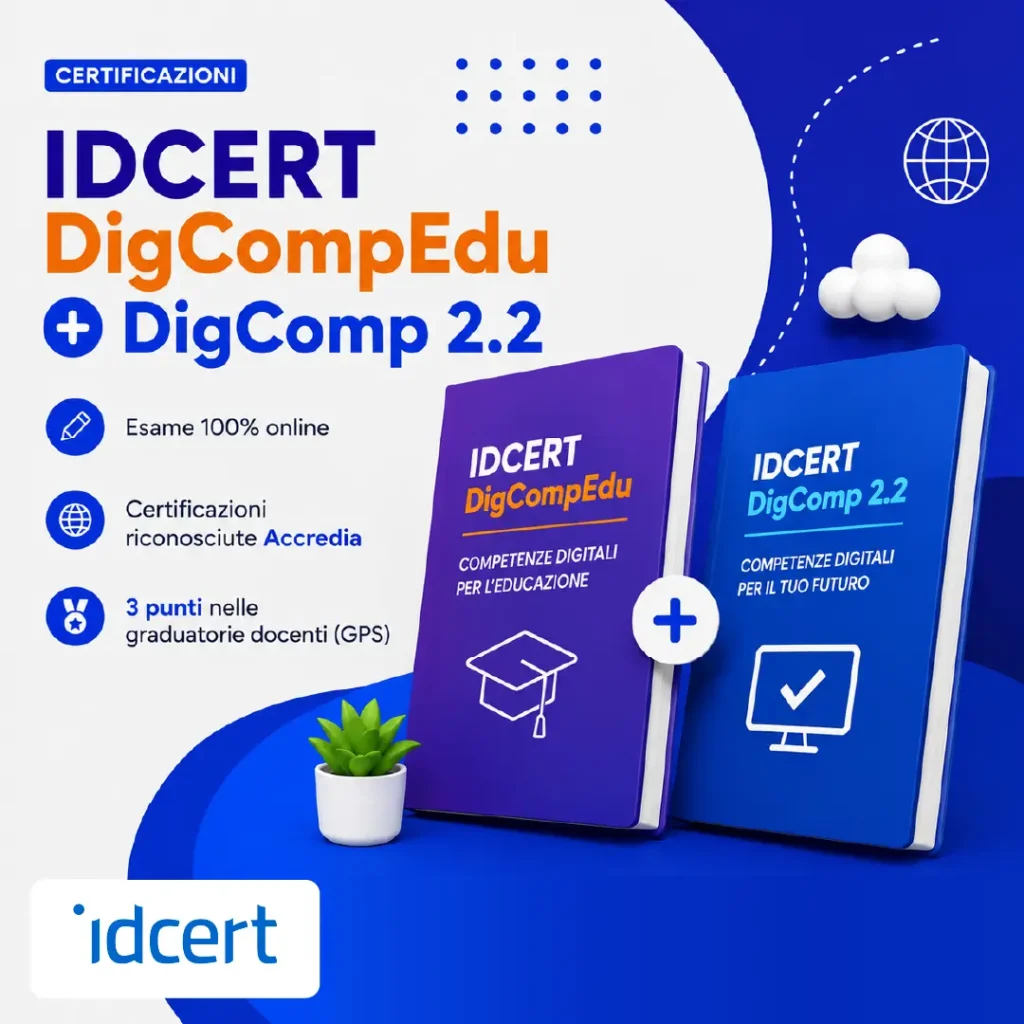 IDCERT DigCompEdu + DigComp 2.2