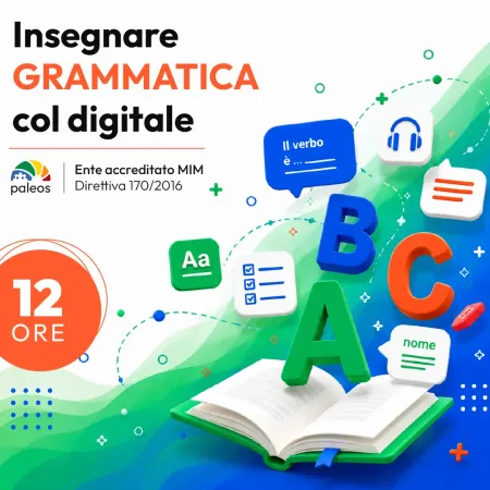 Certificazione Insegnare grammatica col digitale