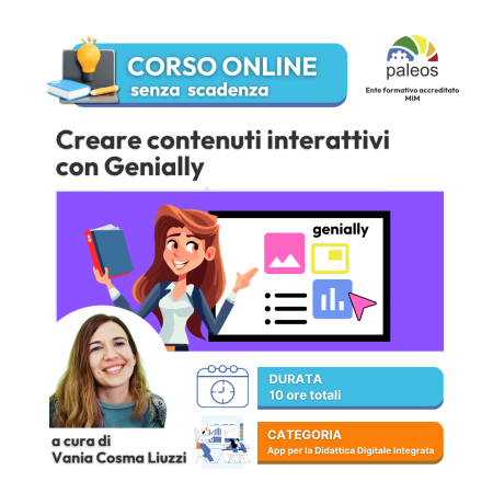 Creare contenuti interattivi con Genially – senza certificazione